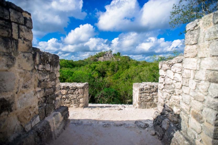 Mayan Ruins; Calakmul, Mexico Paw Print Photos - Gregor McGregor - Portfolio Historical Sites