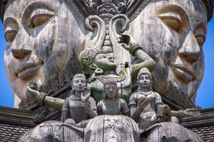 Sanctuary Of Truth; Pattaya, Thailand Paw Print Photos - Gregor McGregor - Portfolio Historical Sites