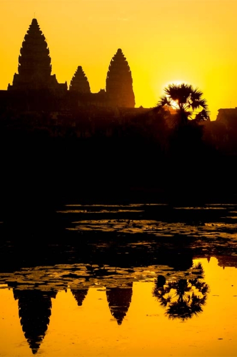 Angkor Wat AT Sunrise; Cambodia Paw Print Photos - Gregor McGregor - Portfolio Historical Sites