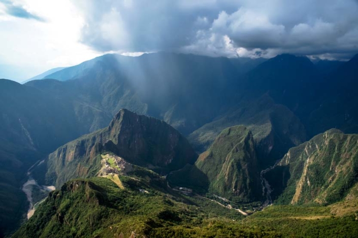 A Storm Brewing; Machu Picchu, Peru Paw Print Photos - Gregor McGregor - Portfolio Historical Sites
